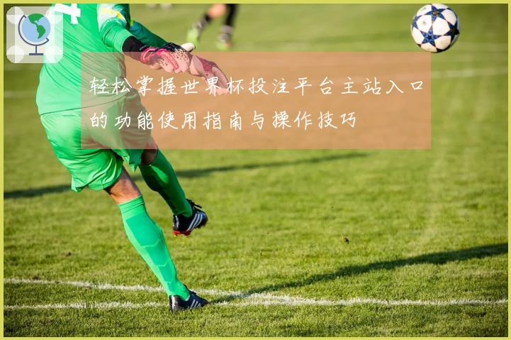 轻松掌握世界杯投注平台主站入口的功能使用指南与操作技巧